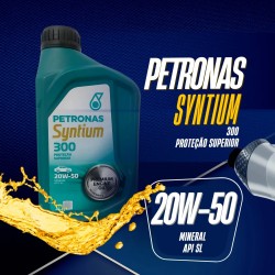 ÓLEO PETRONAS SYNTIUM 20W50 100% MINERAL